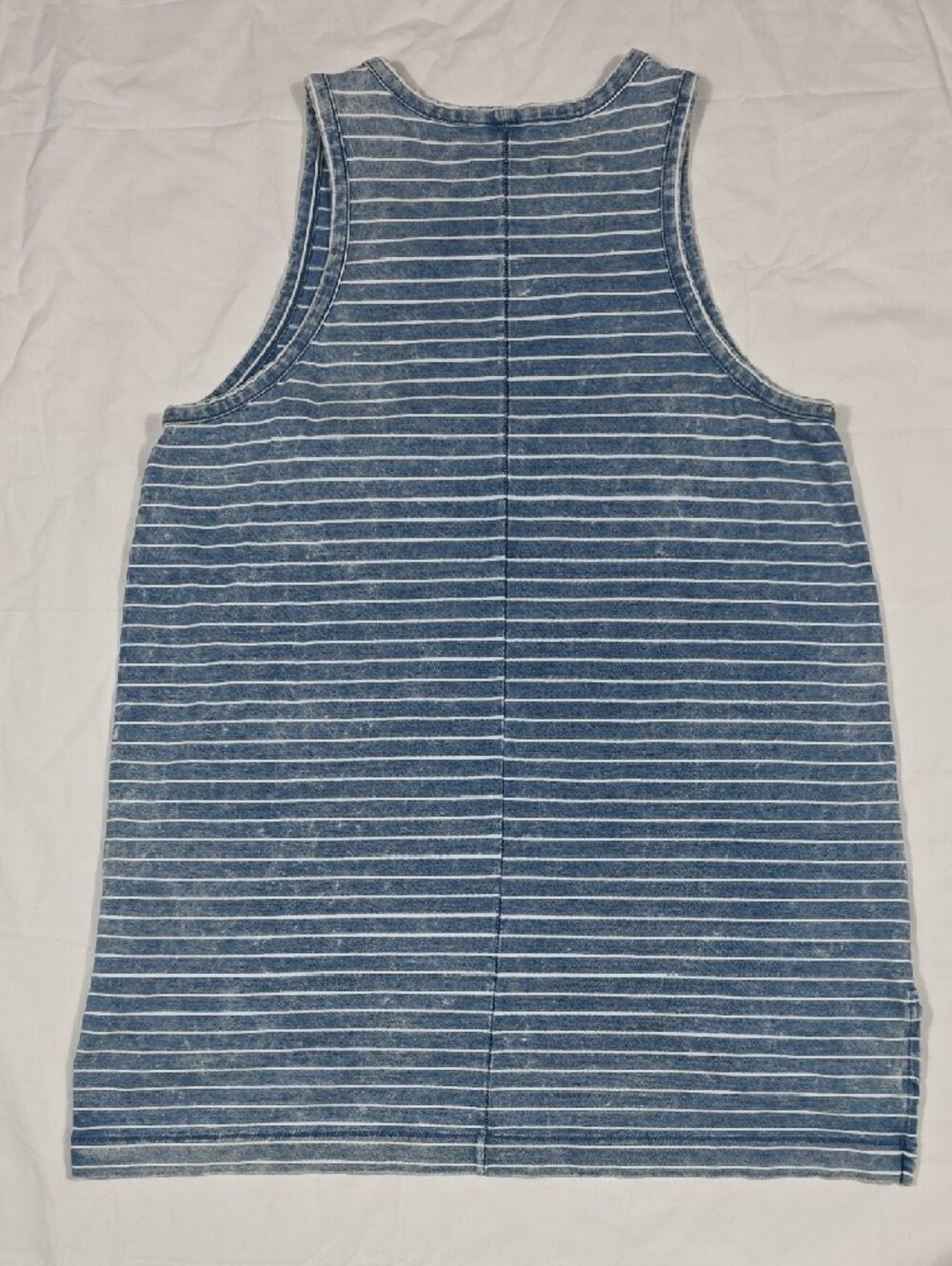 rag & bone Blue and White Striped Tank Top - Picture 3 of 5